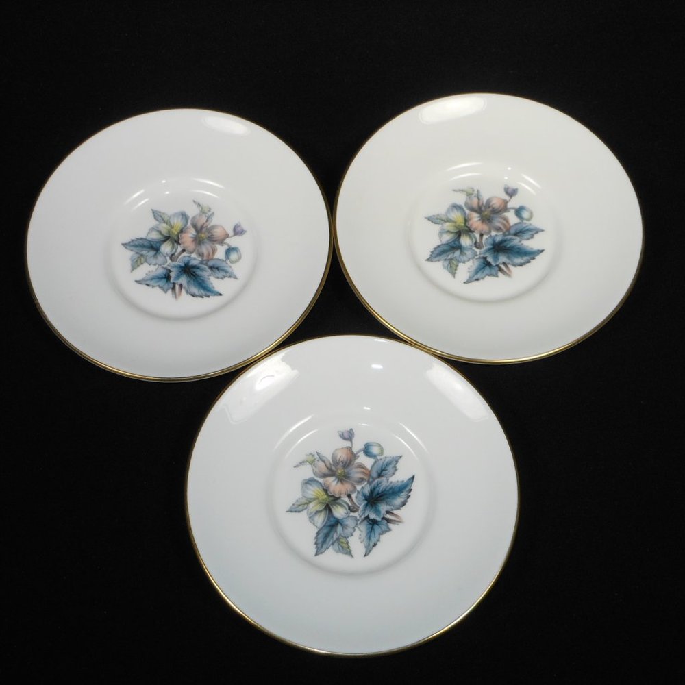 3 Royal Worcester fine bone china small dishes